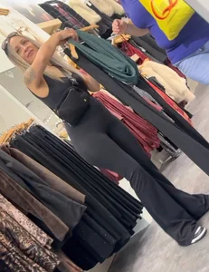 Perfect fat ass in a slutty outfit with tramp stamp showing!