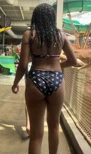 candid latina teen ass in a bikini