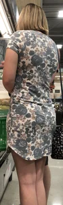 Understated blonde in a dress plus a PAWG in shorts 0111