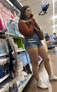 Sexy Latina bends over in front of me