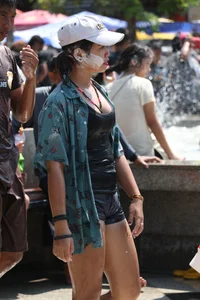 Water Festival girls in Thailand