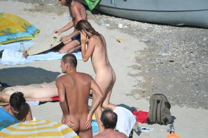 Continesti nude beach girls in Romania