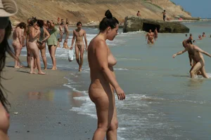 Continesti nude beach girls in Romania
