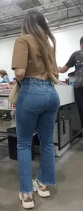 Milf with a 10 ass caught at Costco on the Day of the Dead [OC]