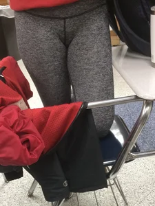 College teen grey leggings