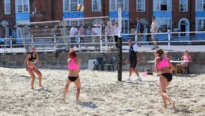Weymouth beach volleyball girls 2018