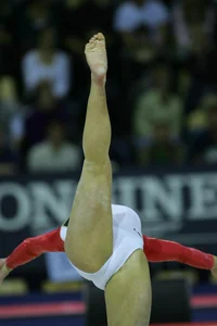 Candid gymnasts