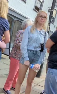 short candid teen