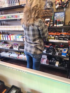 More of the vape shop owner. I’d eat her ass
