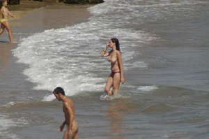 Sexy mature girls on Vilanova topless beach