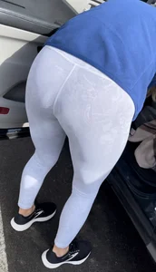 BEST CATCH! petite Blonde Milf Spandex Jiggly ass!