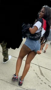 Cheeks hanging out shorts bubble butt