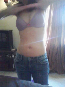 Girl with Hot Small Breast and Tummy Changing - Home Bedroom Creepshot