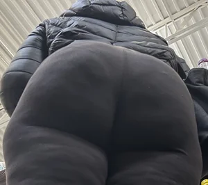 Bbw in black pants BIG ass bendover+Vpl‼️
