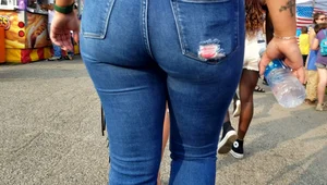 Sexy cowgirl in jeans