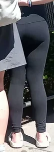 Tight Leggings And Small Shorts at Amusement  Park