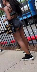 Phat ass booty on chocolate teen