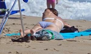 Candid beach girls