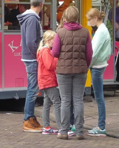 Milfs' butts in jeans on the streets