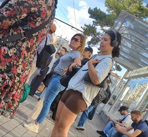Super ass in Brown shorts