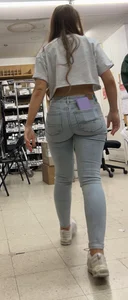 Redhead squatting and working part 22 (oc)