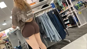 Brown spandex shorts in Target (OC)