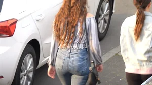 Hot ass on the street creepshots