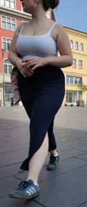 BBW in this tight dress