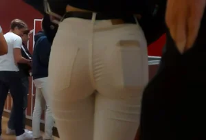 Hot butts and legs of candid girls in tight clothes