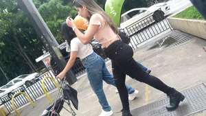 Blonde PAWG in tight jeans (OC)