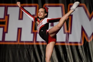 Candid cheerleaders