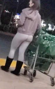 Busted by Latina light gray leggings