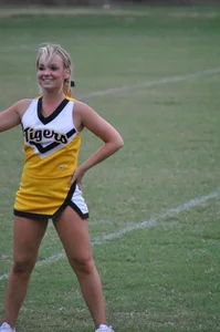 Candid cheerleaders