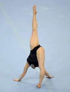 Candid gymnasts