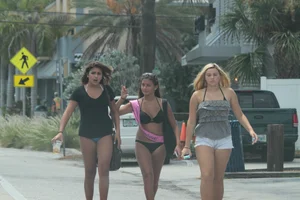 Florida beach and bikini girls