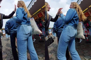 The Blonde Tight Pants Immersion