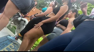 (OC) FAT ASSES EVERYWHERE! Leggings and tight shorts GALORE!