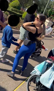 OC chick blue leggings