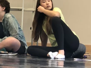 BUSTED! Teen SLUT lifts up her lulu bubble ass after she sees me to invite me to further creepshot