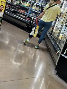 Cute Blonde Shopping