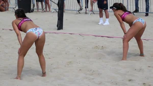 Weymouth beach volleyball girls  2019