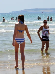 Beach and bikini girls
