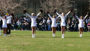Candid cheerleaders