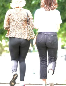 Panties on display in the park