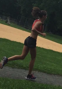 Candid runners and track girls
