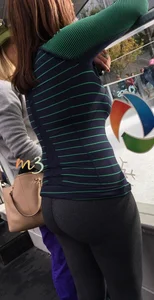 Milf in tight leggings with a great ass