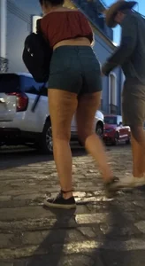 some legs on the street
