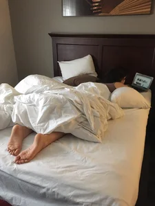 Feet of sleeping (or just chilling) girls