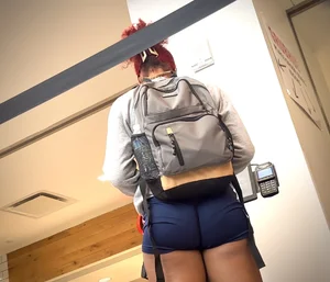 DIVINE redbone college athlete - booty shorts + VPL