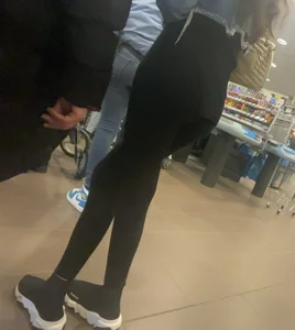 Crazy long legs with perky ass